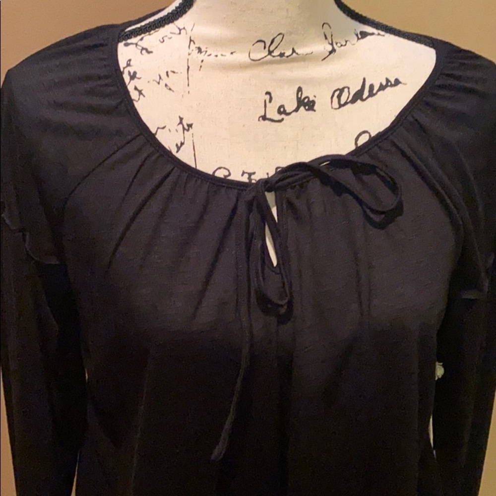 Grace & Lace Black top S NWT - Picture 2 of 10